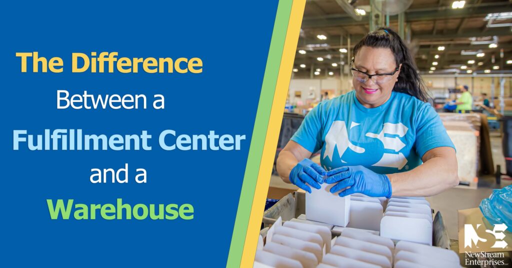 Difference between a fulfillment center and a warehouse