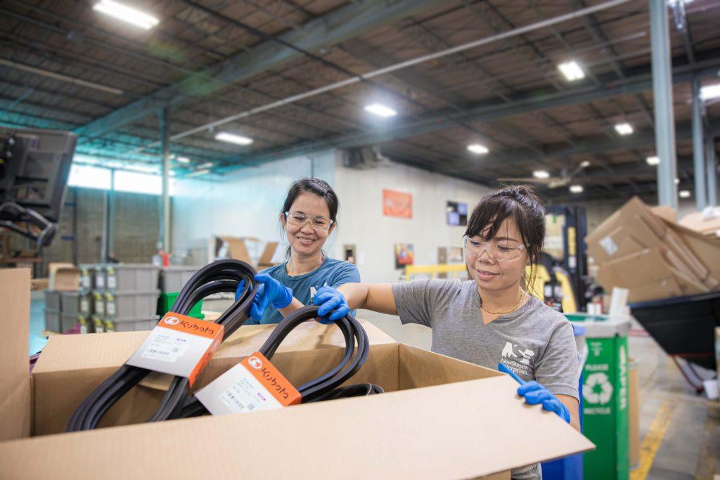 NewStream employees working to show the value of a 3PL partnership